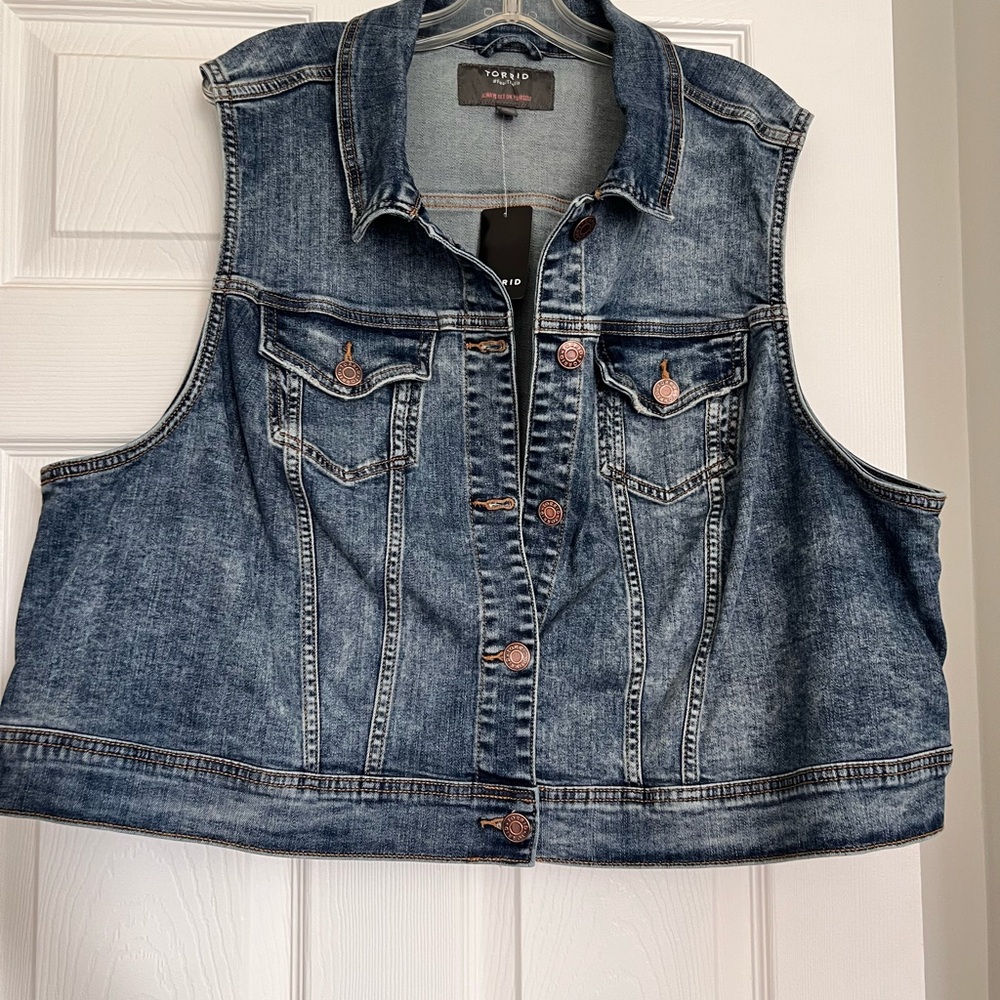 Torrid Vintage Stretch Denim Vest